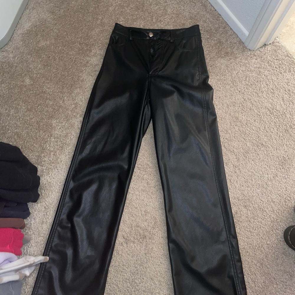 leather pants garage